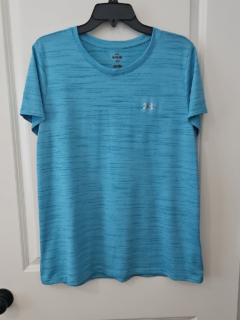 Under Armour Bright Blue Heather Performance Short Sleeve Tee